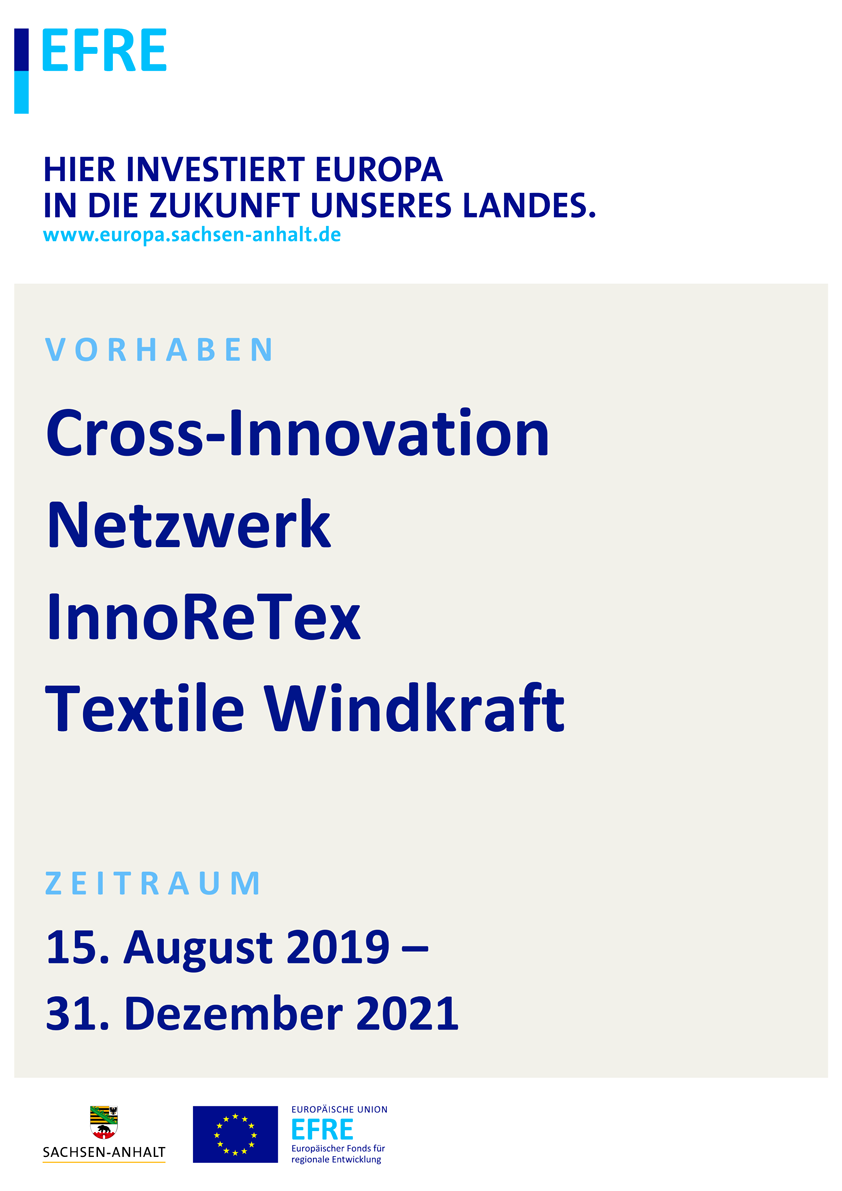 Cross-Innovation Netzwerk InnoReTex Textile Windkraft